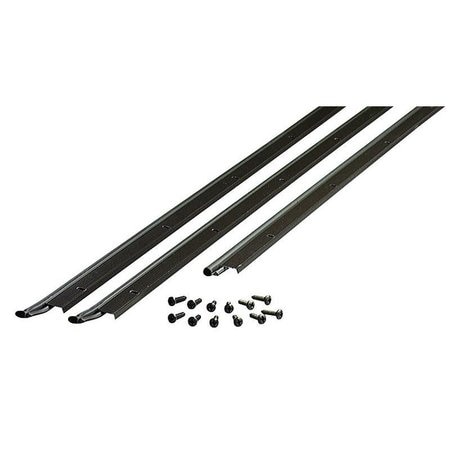 M-D 0 Jamb Weatherstrip Kit, 78 in W, 316 in Thick, 84 in L, AluminumVinyl 1156